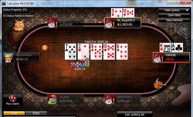 888Poker screenshot 1