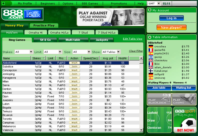 888Poker screenshot 3