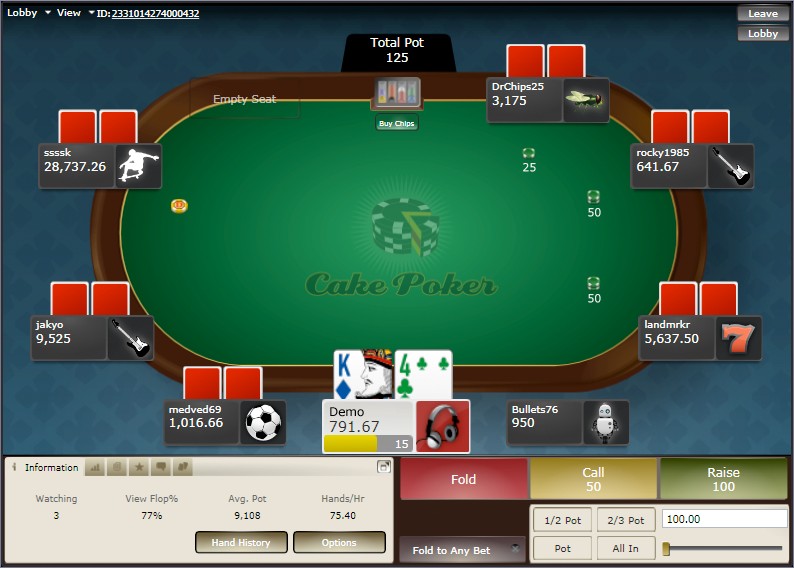 Cake Poker screenshot 1
