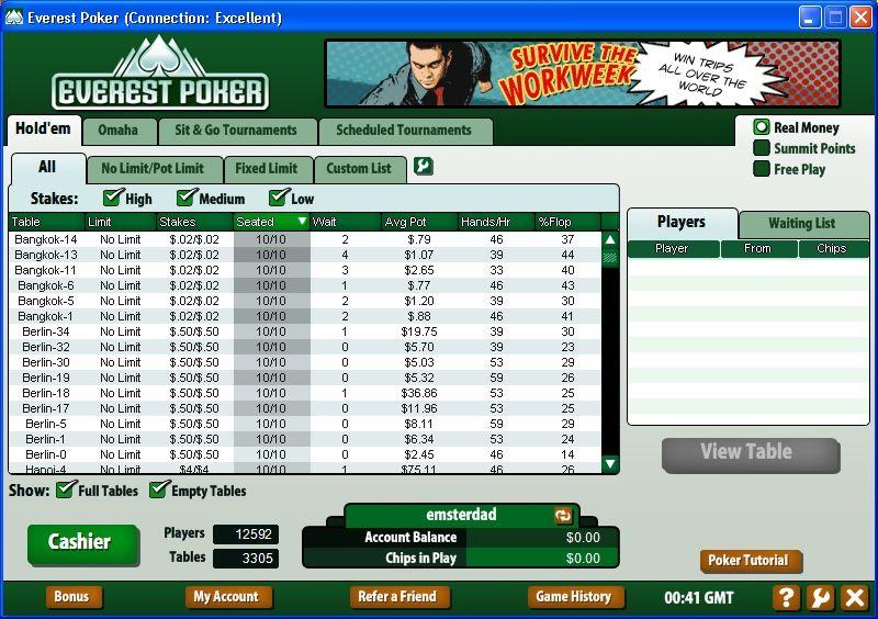 Everest Poker screenshot 2