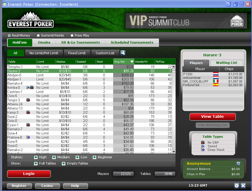 Everest Poker screenshot 3