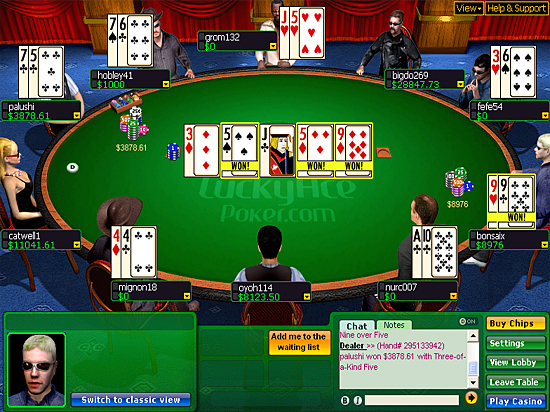 LuckyAcePoker screenshot 1