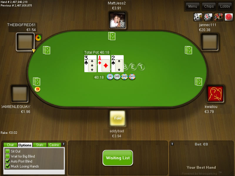 Unibet Poker screenshot 1